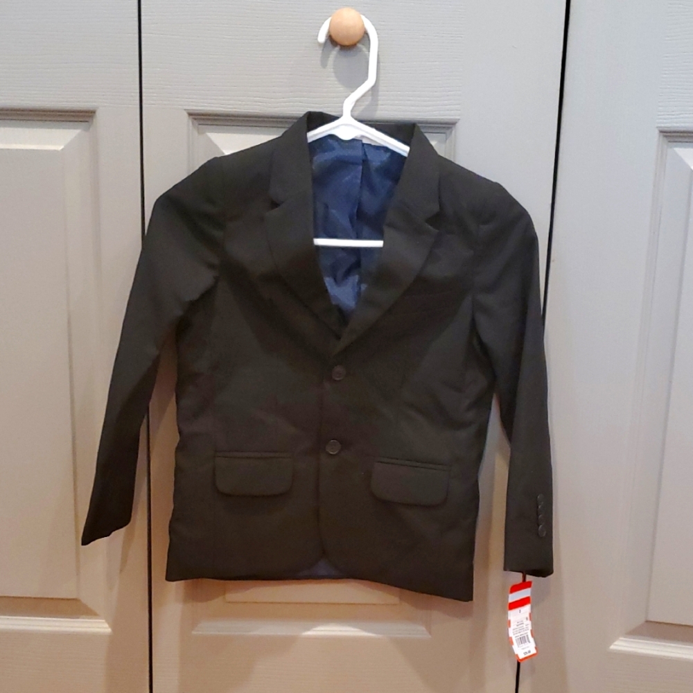 Kids Black Blazer Suit Jacket